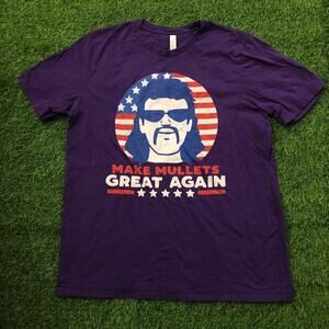Purple ‘Make Mullets Great Again’ Graphic Tee